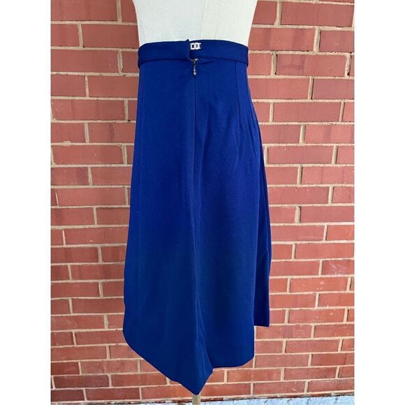 Vintage Mod 1960s Blue Skirt - Picture 2 of 4